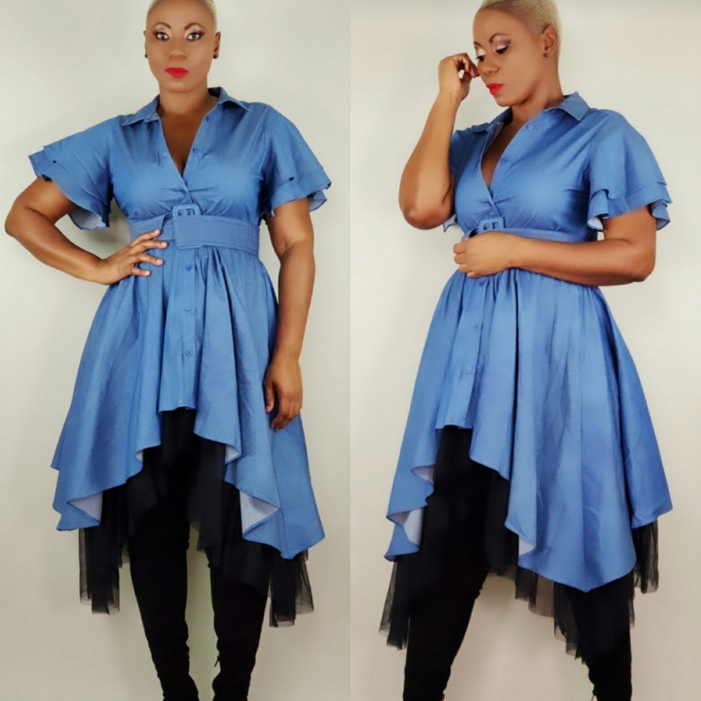 Denim dress
